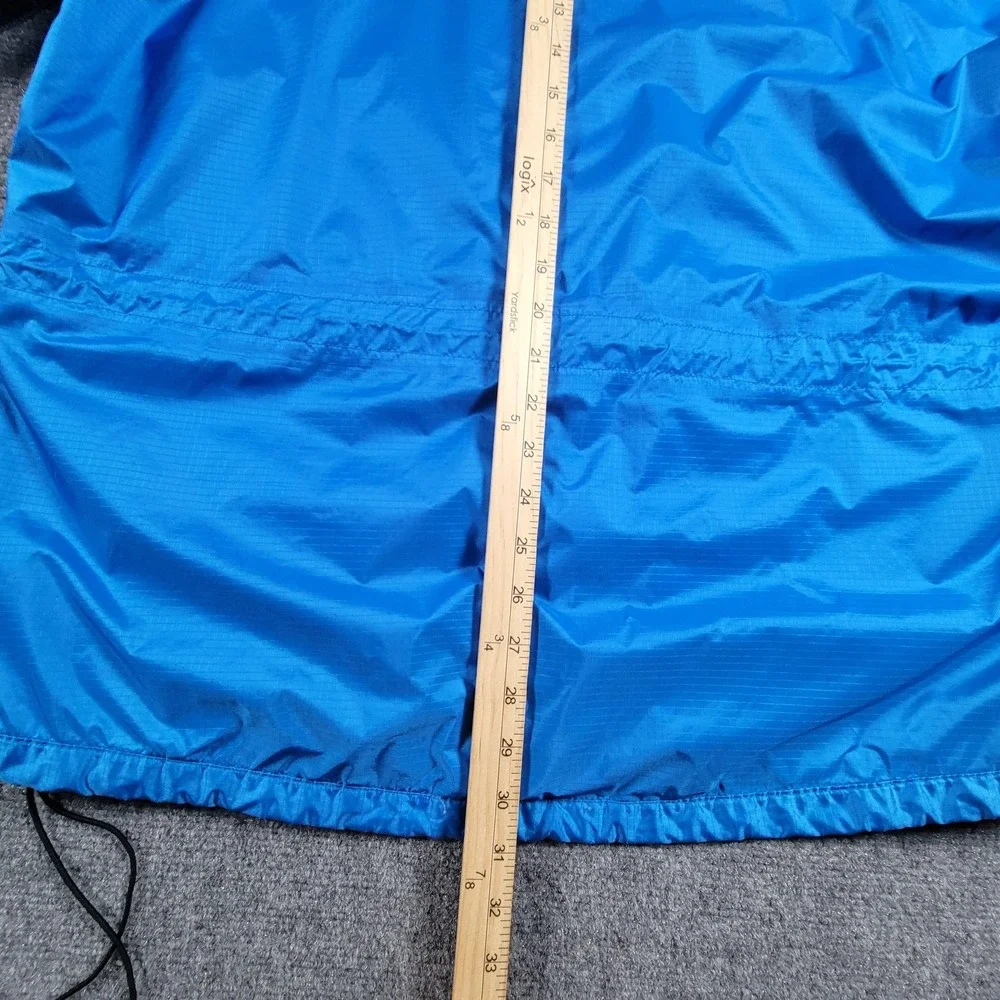North Face Jacket Mens Large Blue‎ Hooded Waterproof Windbreaker Outdoor Coat